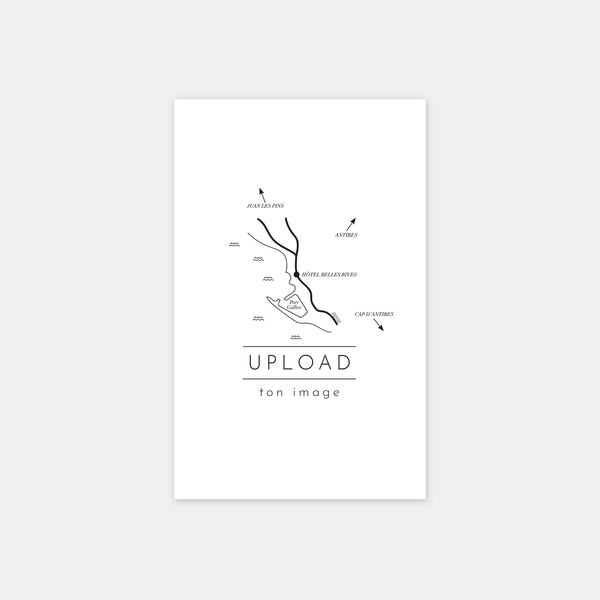 Watercolor wedding invitation card