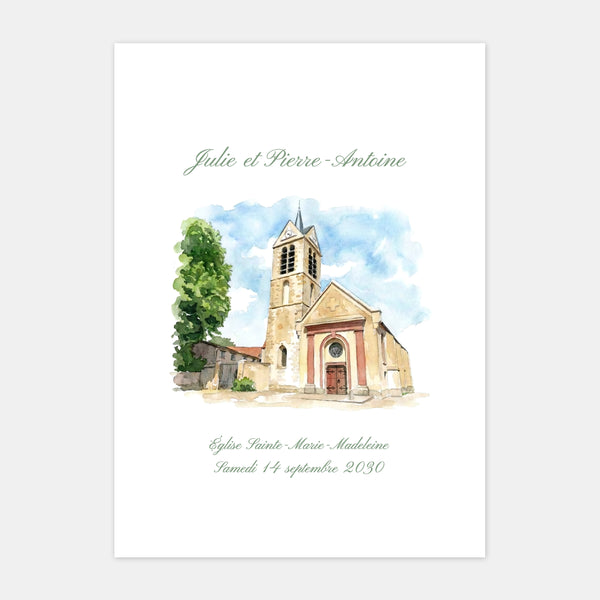 Cover booklet Trauung in der Kirche Sainte Marie-Madeleine
