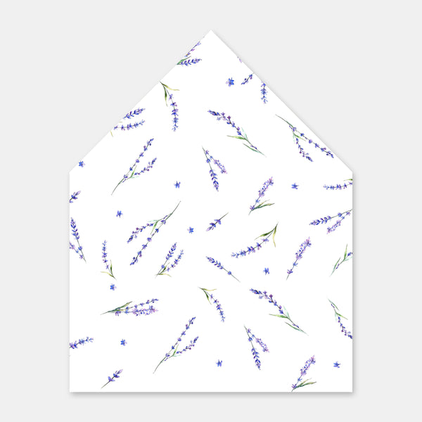Doublure enveloppe brin de lavande