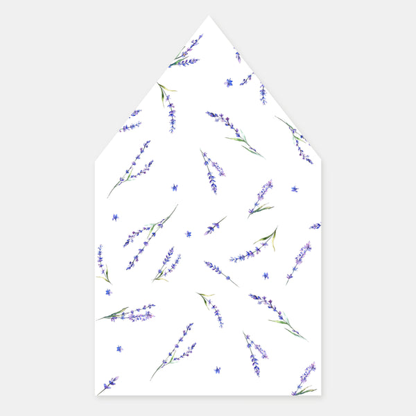 Doublure enveloppe brin de lavande