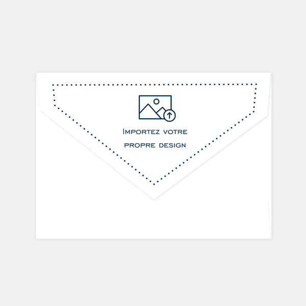 Customizable rectangular envelope