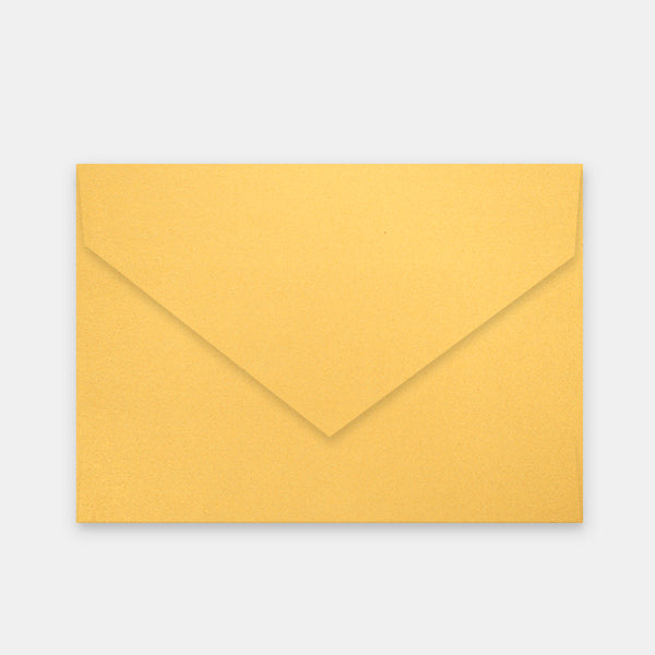 Gold metal envelope 165x215 mm