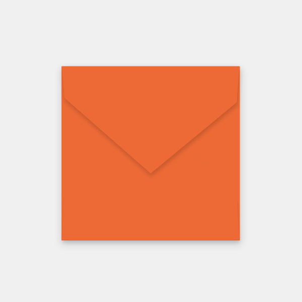 Briefumschlag 155x155 mm Velin orange