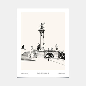 Alexandre-III-Brücke-Poster – Frederic Forest