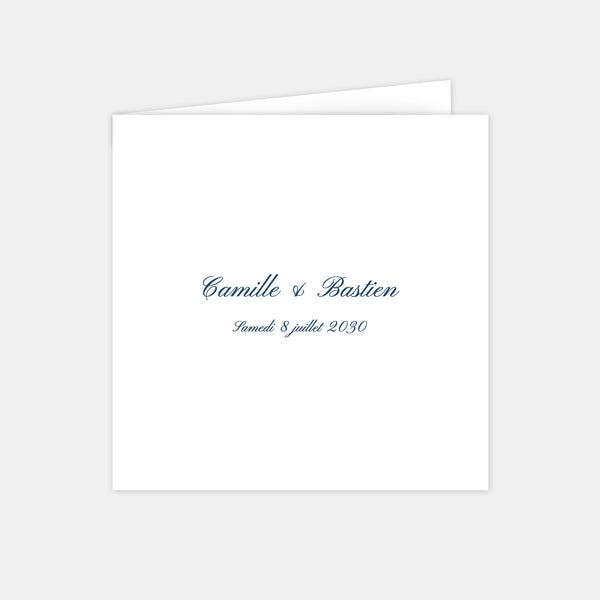 Classic wedding announcement with first names