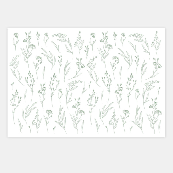 Classic Country Tracing Paper Sheet