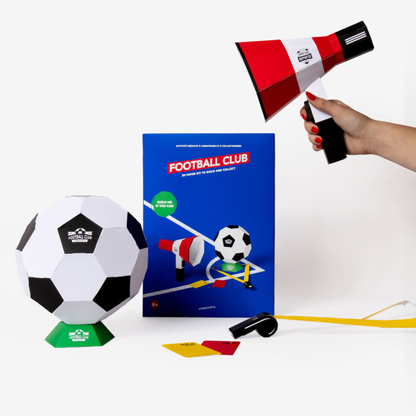 3D paper model - Football