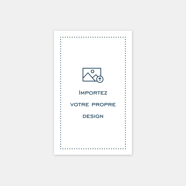 85x135 mm portrait card to personalize