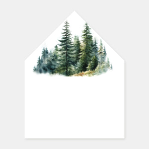 Aquarell-Bergumschlagfutter - 50ex