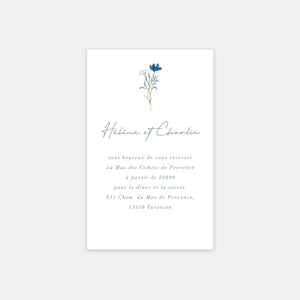 Hochzeitseinladungskarte mit Landeswappen