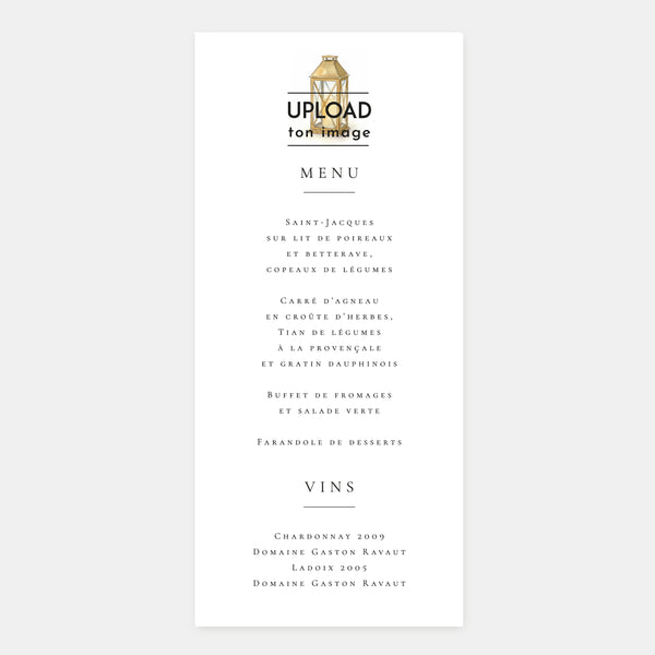classic rustic wedding menu