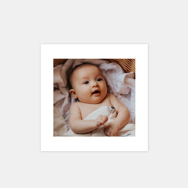 Rainbow birth announcement