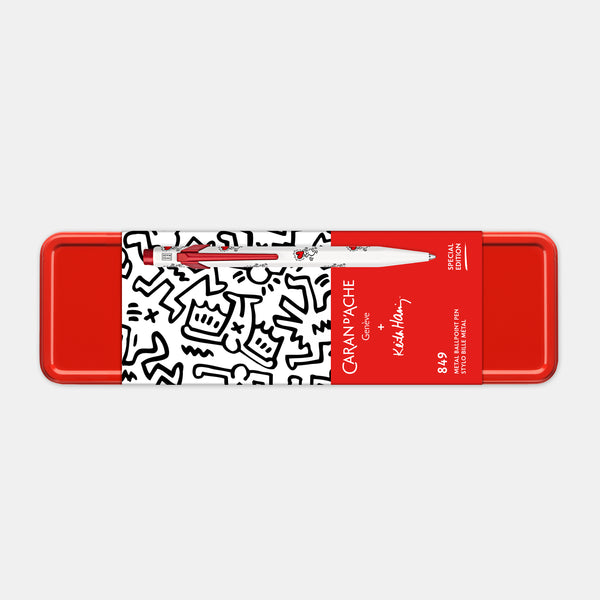 849 Keith Haring Kugelschreiber weiß