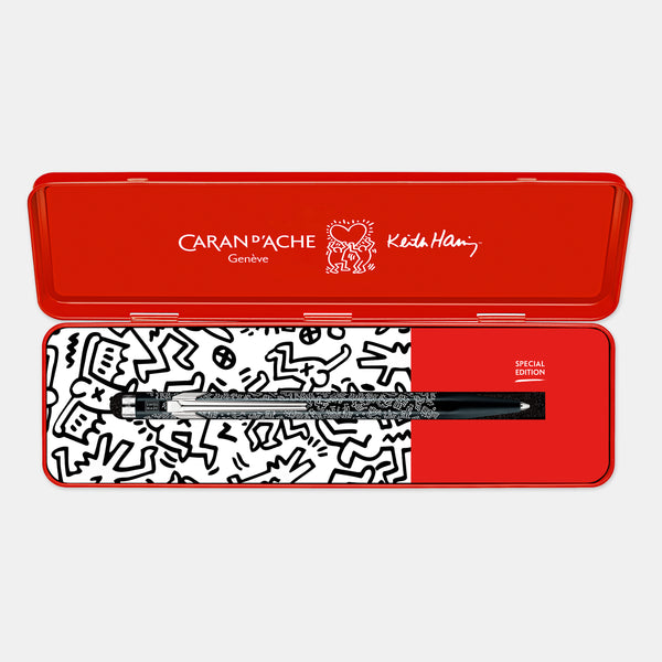 849 Keith Haring schwarzer Kugelschreiber