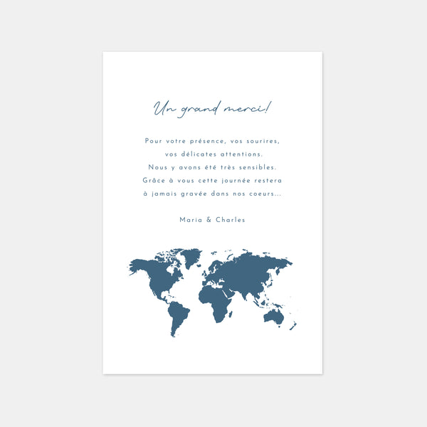 Olive branch wedding thank you card
