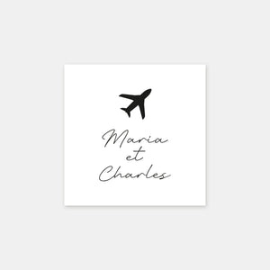 Tampon personnalisé voyage