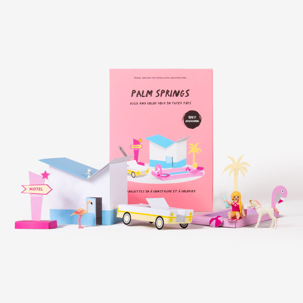 3D paper model - Palm springs