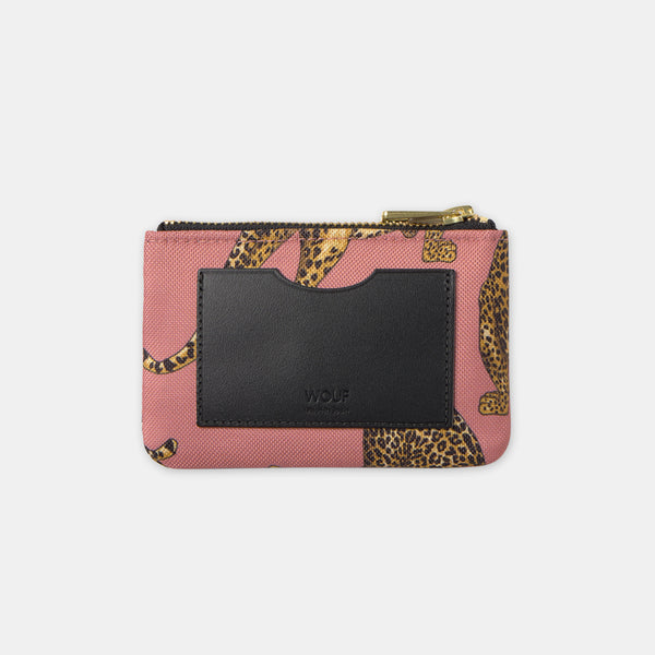 Mini-Clutch mit Leopardenmuster
