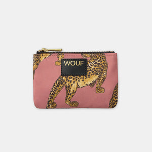 Mini-Clutch mit Leopardenmuster