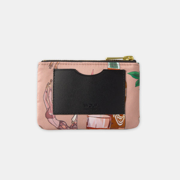 Mini-Clutch mit Leopardenmuster