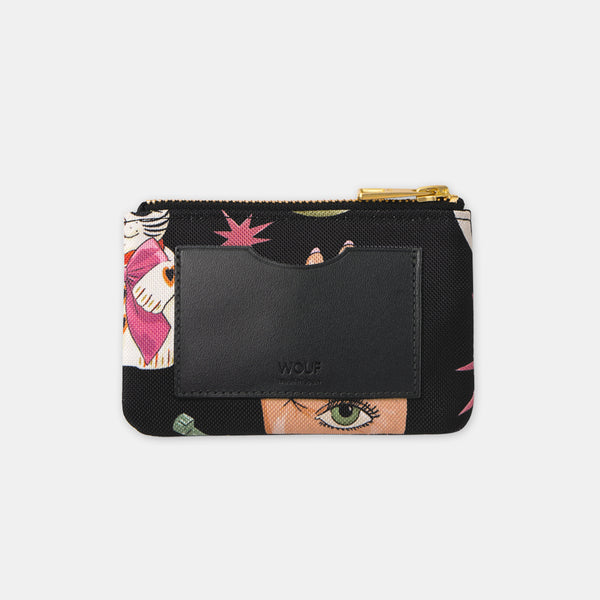 Mini-Clutch mit Leopardenmuster