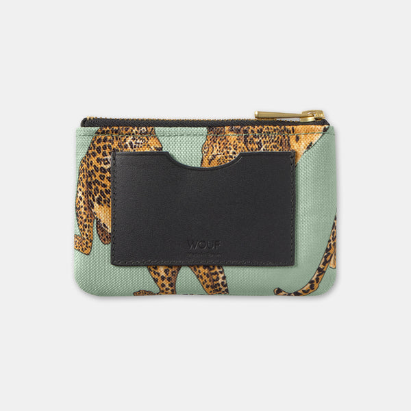 Mini-Clutch mit Leopardenmuster