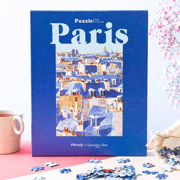 Puzzle Dächer von Paris 500 Teile