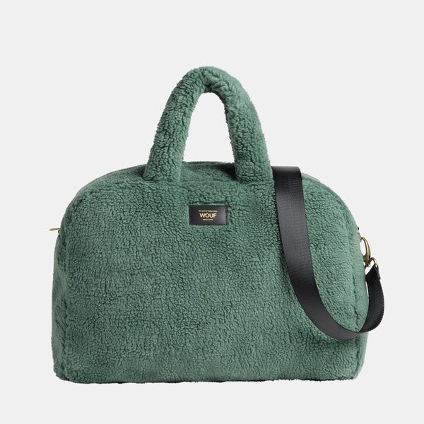 Teddy-Wochenendtasche – Moos