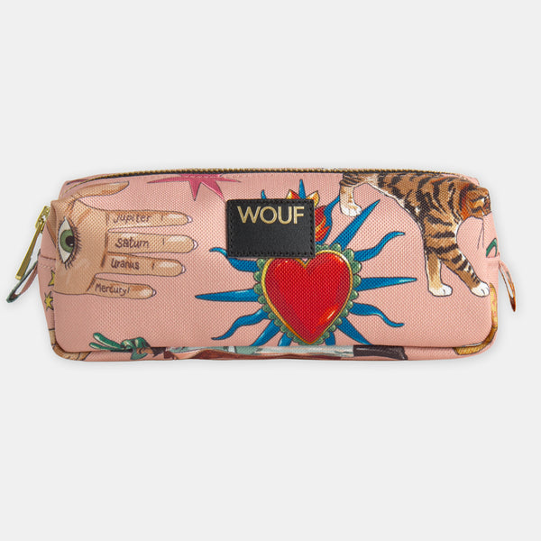 School pencil case - Leopard