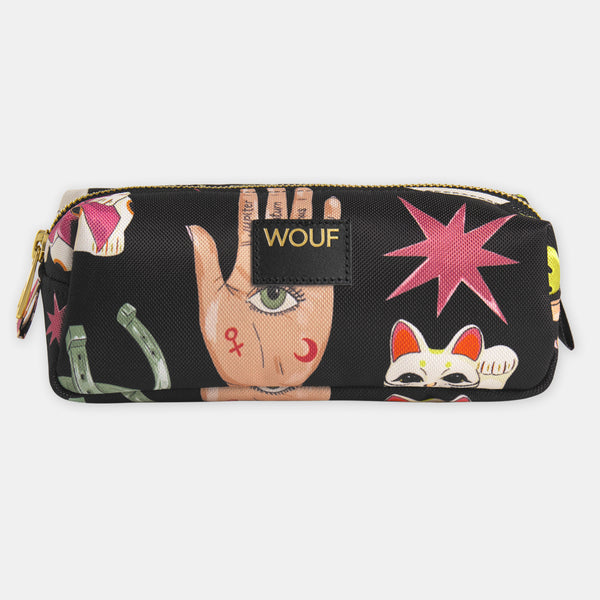 School pencil case - Leopard