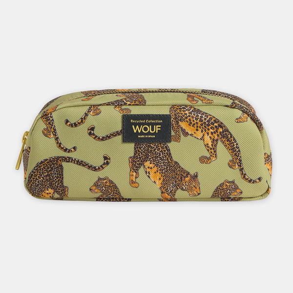 School pencil case - Leopard