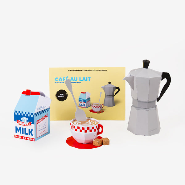 3D paper model - Café au lait