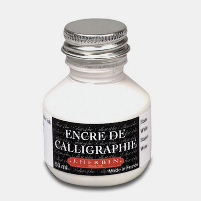 Flasche 50 ml weiße Kalligraphietinte