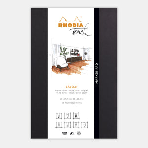 A4+ Markierungsblock, weißes Normalpapier, 100 g/m²