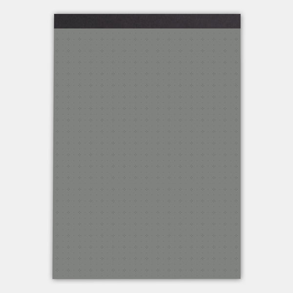 Maya-Block, A5, Kreuz- und Punktmuster, graues Papier, 120 g/m²