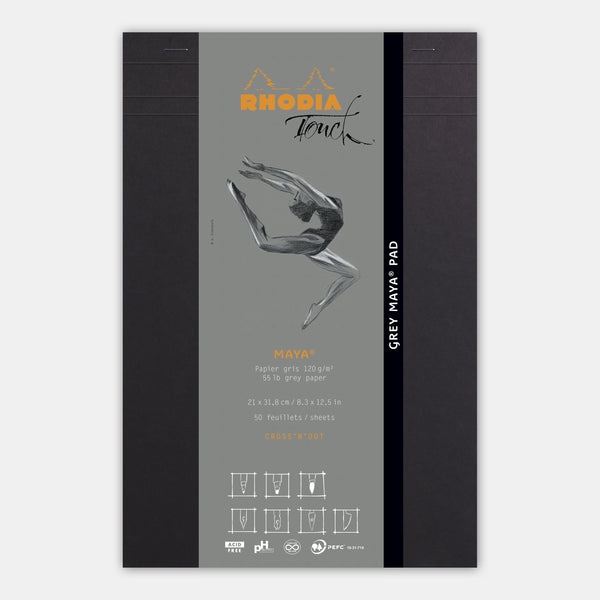 Maya-Block A4+ Kreuz- und Punktgraupapier 120 g/m²