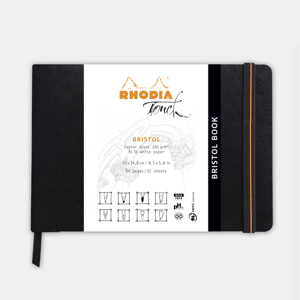 A5-Bristol-Block, einfaches Bristol-Papier, 205 g/m²
