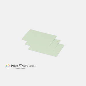 Card 70x95 vellum 210g green Pollen