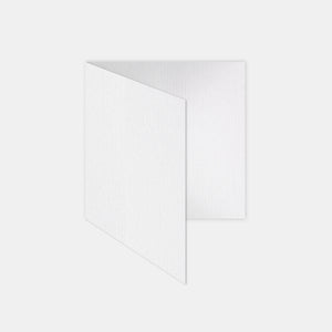 Carte pré-pliée 130x260mm vergé blanc naturel