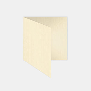 Vorgefaltete Karte 130 x 260 mm, elfenbeinfarben