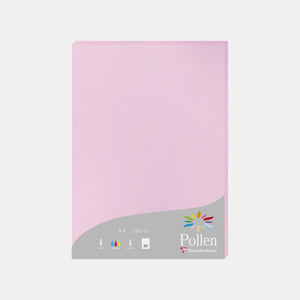 A4-Pergamentblatt, 160 g gezuckerter rosa Pollen