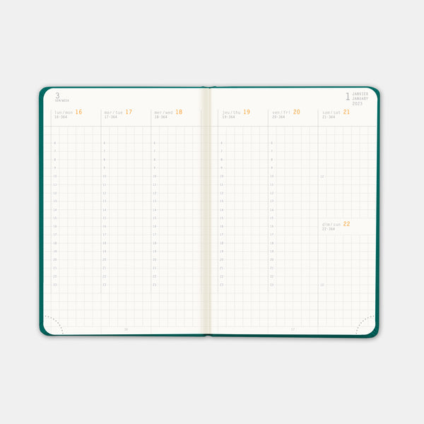 Agenda Rhodia 2024 a5 paon