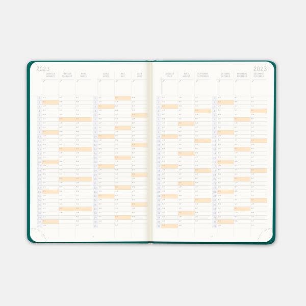 Agenda Rhodia 2024 a5 paon