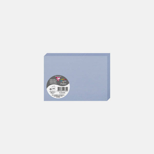 Pre-folded card 110x210 vellum 210g lavender blue Pollen