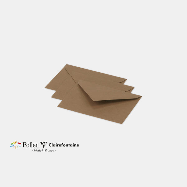 Envelope 75x100 kraft 120g Pollen
