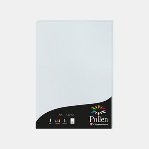 A4-Pergamentblatt, 120 g, himmelblauer Pollen