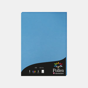 A4 vellum sheet 120g turquoise blue Pollen
