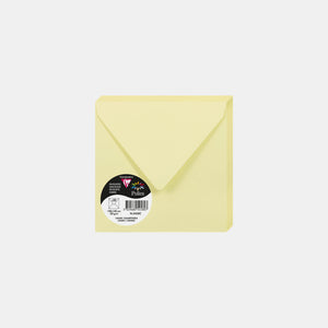 Envelope 140x140 vellum 120g canary yellow Pollen