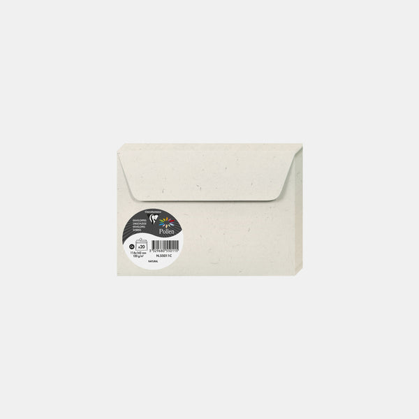 Enveloppe 114x162 natura 120g Pollen