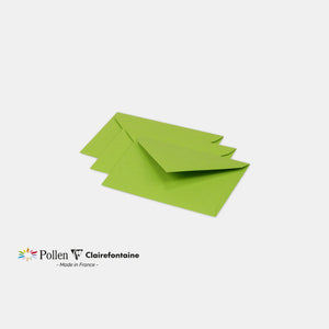 Enveloppe 75x100 velin 120g vert menthe Pollen